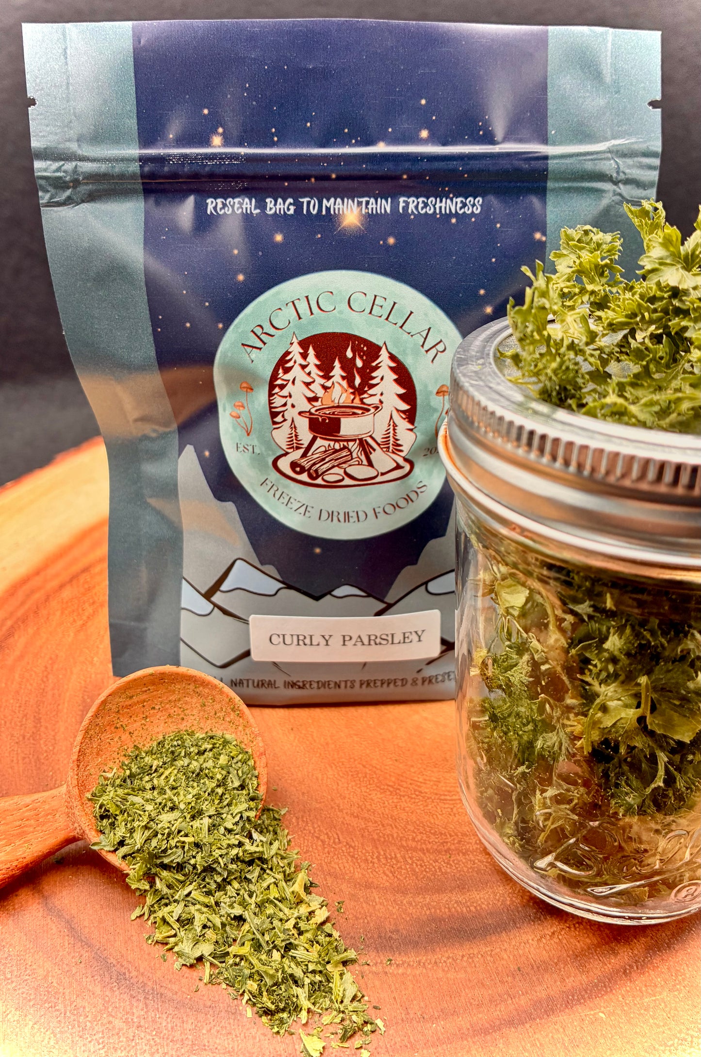 Freeze-Dried Curly Parsley