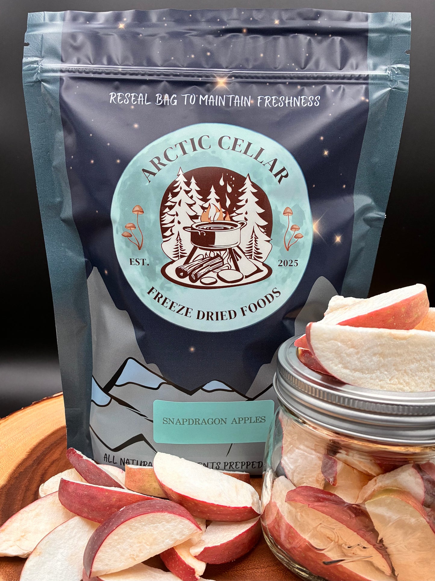 Freeze-Dried Snapdragon Apple Slices