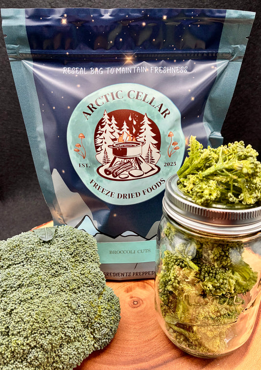 Freeze-Dried Broccoli Cuts