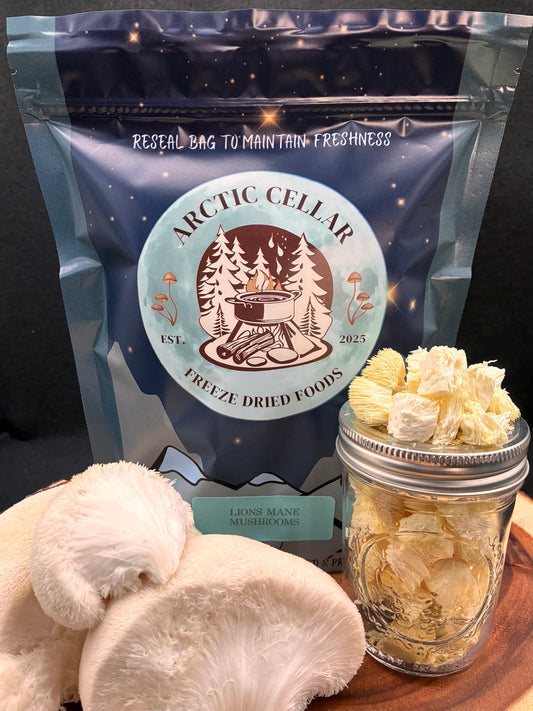 Freeze-Dried Lion's Mane Mushrooms