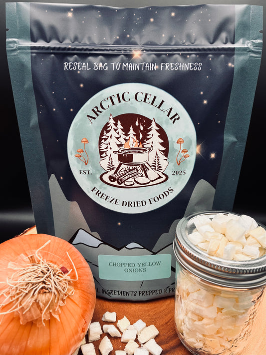 Freeze-Dried Yellow Onions (Chopped)